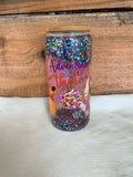 Adventure is out there Snowglobe Glass Coffee Tumbler