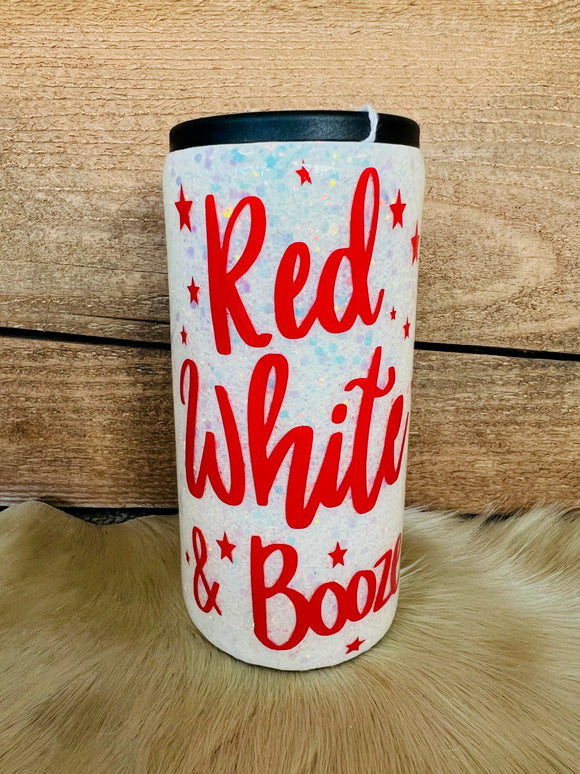 Boozie Koozie - Red, White and Booze