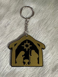 Nativity Scene Acrylic Keychain