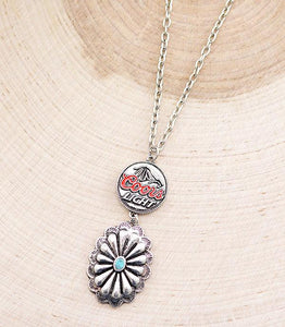 Western Concho Beer Necklace