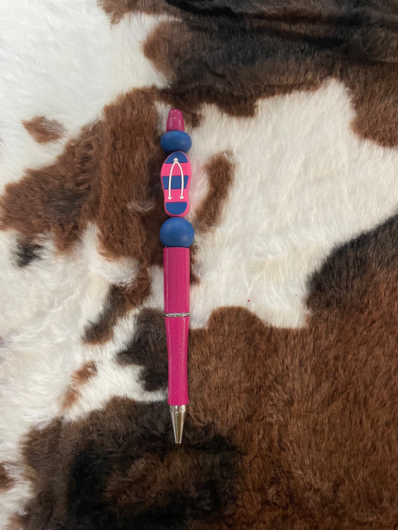 Flipflop Beaded Pen