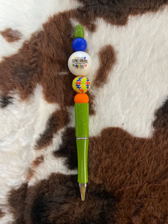 Autism Beaded Pen