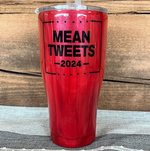 30oz Regular- Red- Mean Tweets 2024