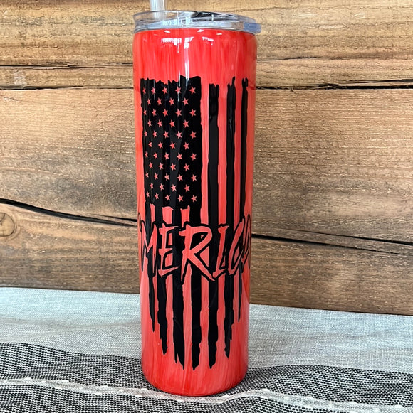 30oz Skinny- Merica
