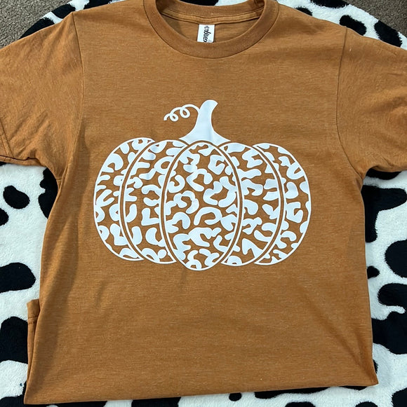 Leopard Pumpkin Tee