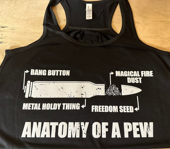 Anatomy of a Pew Tank Top