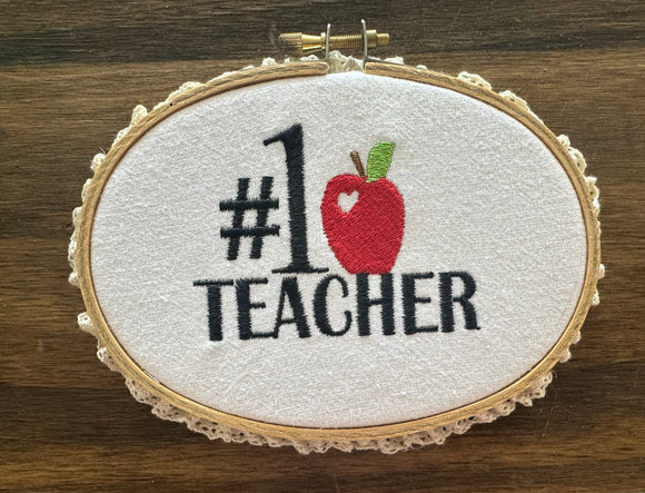 #1 Teacher Wall Decor