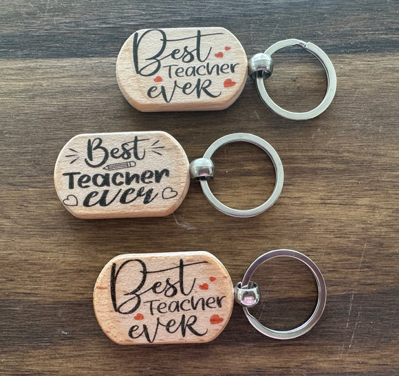 Best Teacher Keychain