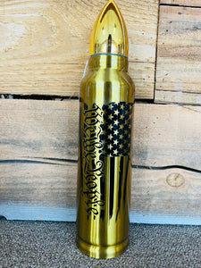 32 OZ Bullet Tumbler - We The People Flag