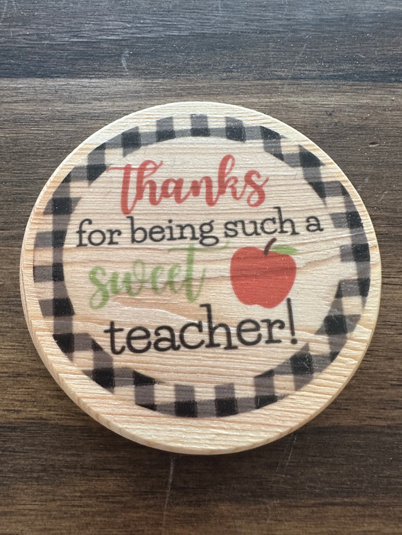 Sweet Teacher Coaster