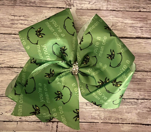 Mean Green Guy Bow