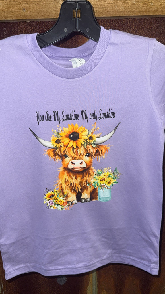 Highland Cow Sunshine Tshirt