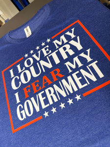 I Love My Country T-shirt