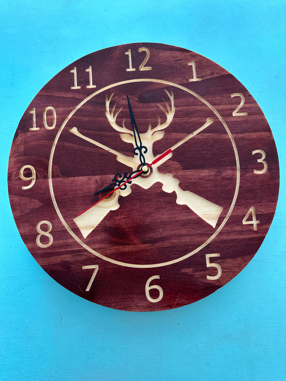 Hunting Themed Clock
