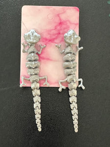 Articulated Lizard Earrings
