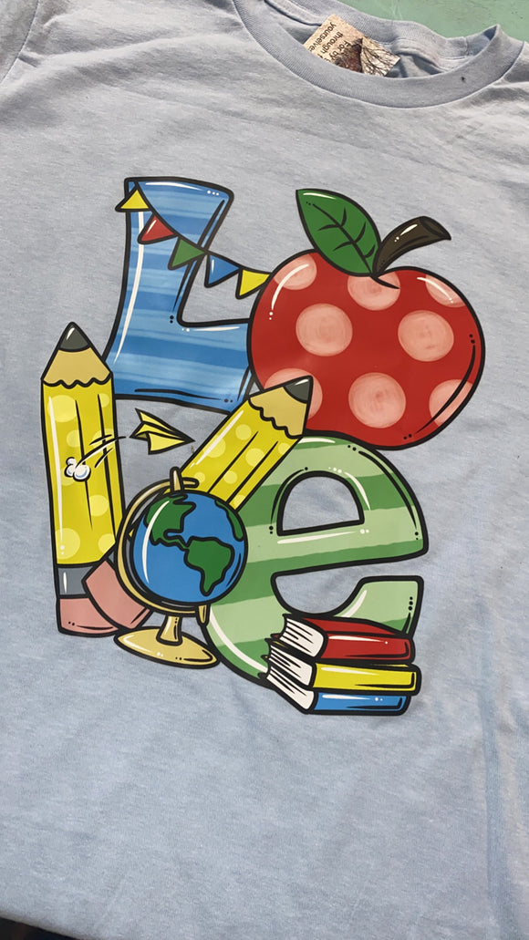 LOVE Teacher T-shirt