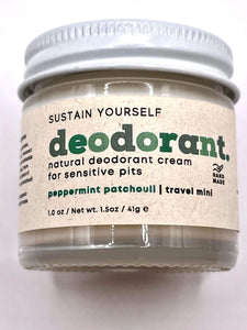 Natural Peppermint Patchouil Deodorant