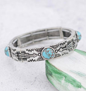Arrow & Turquoise Bracelet