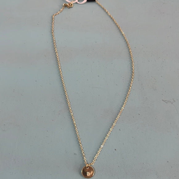 Gold Initial Necklace