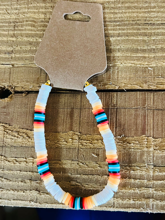 Handcrafted Clay Beaded Bracelet