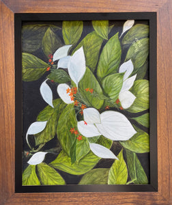 Peace Lillies Painting