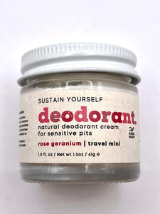 Natural Rose Geranium Deodorant