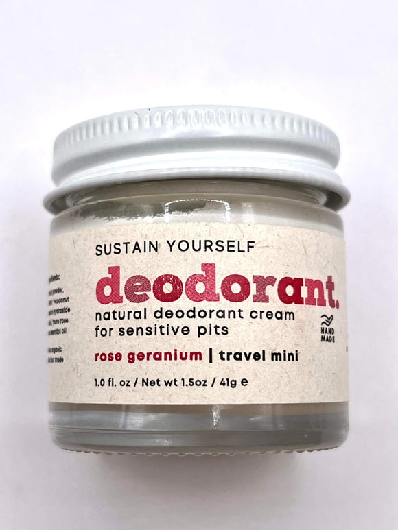 Natural Rose Geranium Deodorant