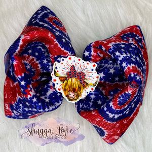 Patriotic Highlander Resin Bow
