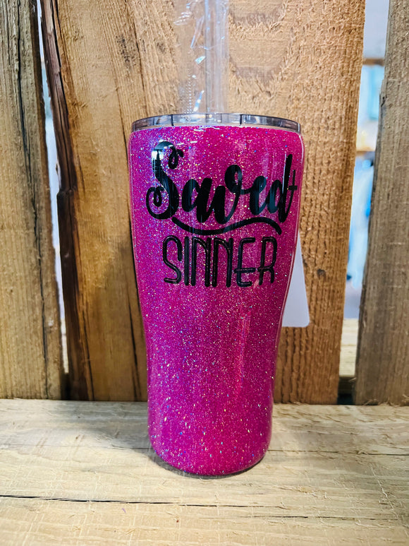 20 OZ Tumbler - Saved Sinner