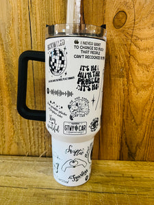 I'm The Problem 40 OZ Tumbler with Handle