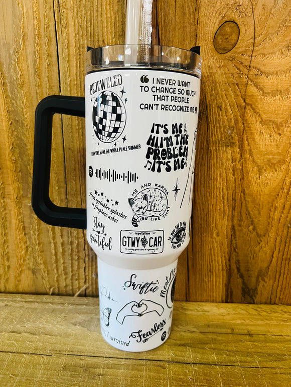 I'm The Problem 40 OZ Tumbler with Handle