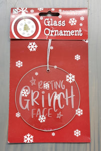 Glass Etched Ornaments