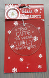 Glass Etched Ornaments