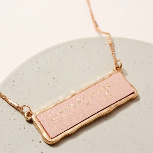 Courage Inspirational Charm Necklace