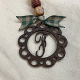 Monogram Car Charm