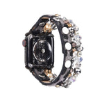 Leopard & Crystal Watch Band