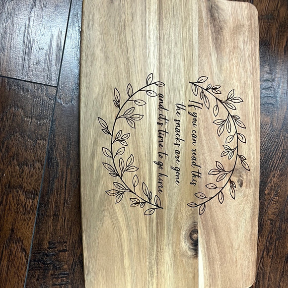 If You Can Read This Cutting Board
