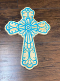 Cross w/ Scroll Design