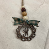 Monogram Car Charm