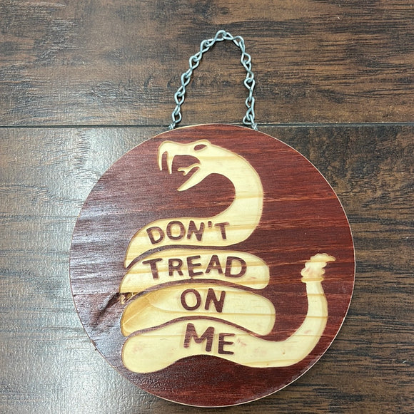Don’t Tread On Me Circle Sign