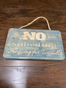 No Soliciting