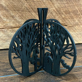 Wooden pumpkin