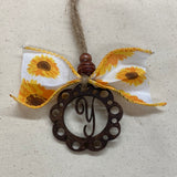 Monogram Car Charm