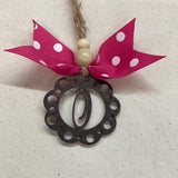 Monogram Car Charm
