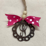 Monogram Car Charm