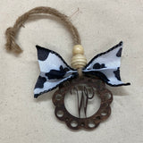 Monogram Car Charm