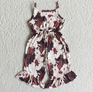 Cow Print Romper