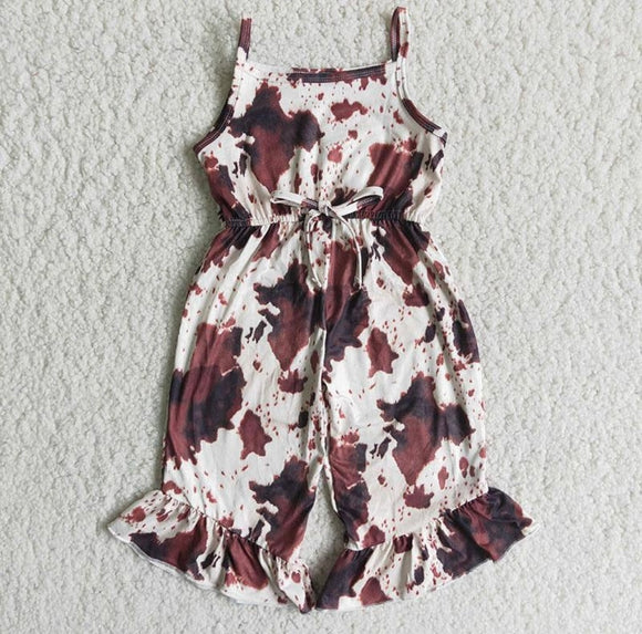 Cow Print Romper