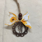 Monogram Car Charm