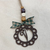 Monogram Car Charm